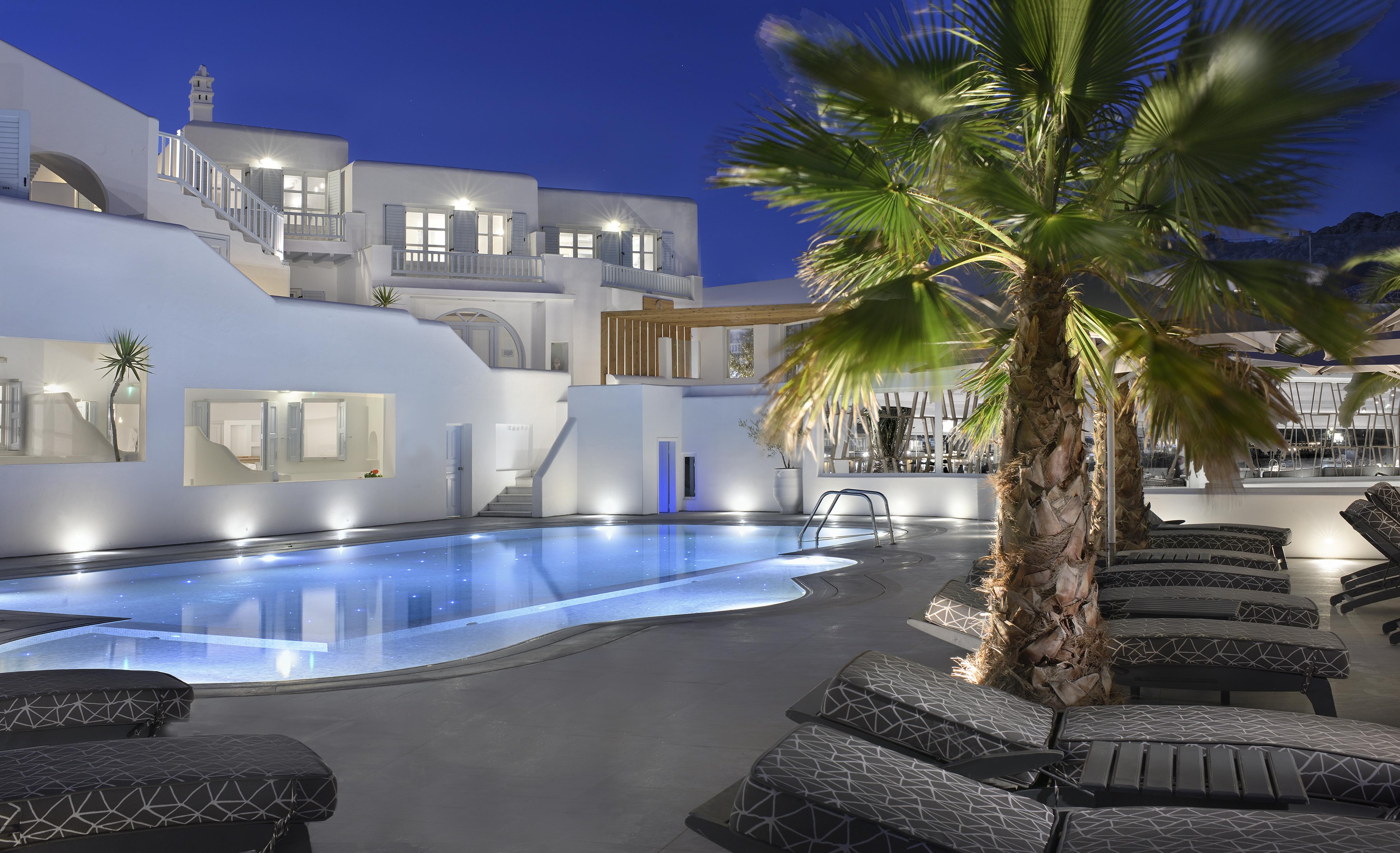 Petinos Beach Hotel Platys Gialos  Exterior photo
